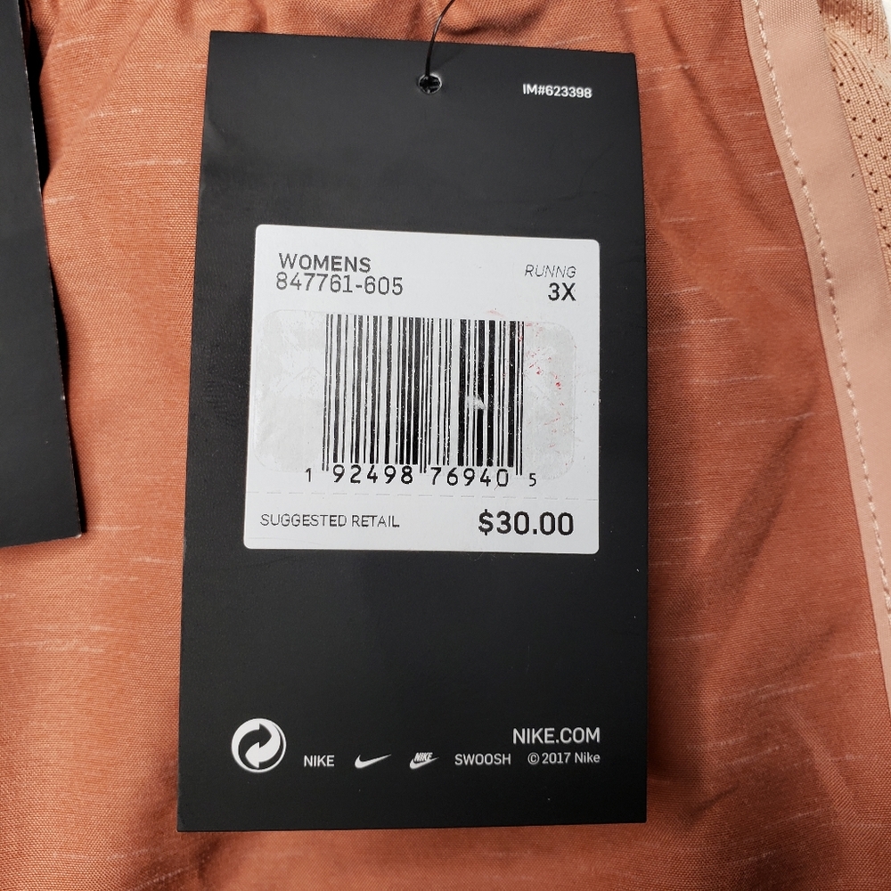 Nike Plus 3X Dri-Fit Tempo Running Shorts Peach - Picture 6 of 8